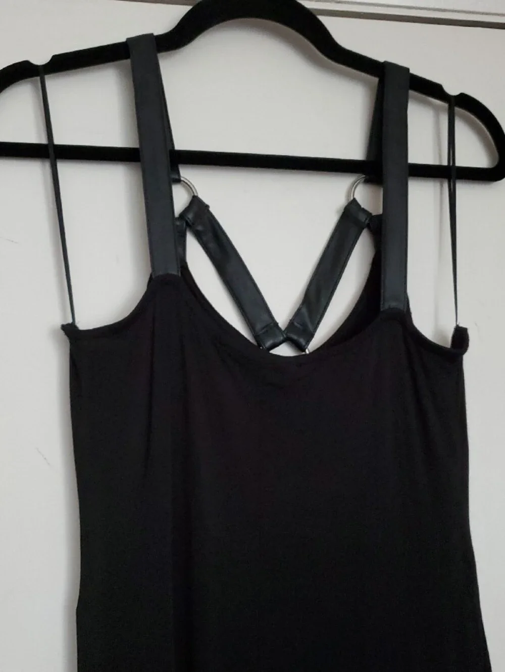 Killstar Black Maxi Dress with O-Ring Harness Detail - Picture 11 of 16